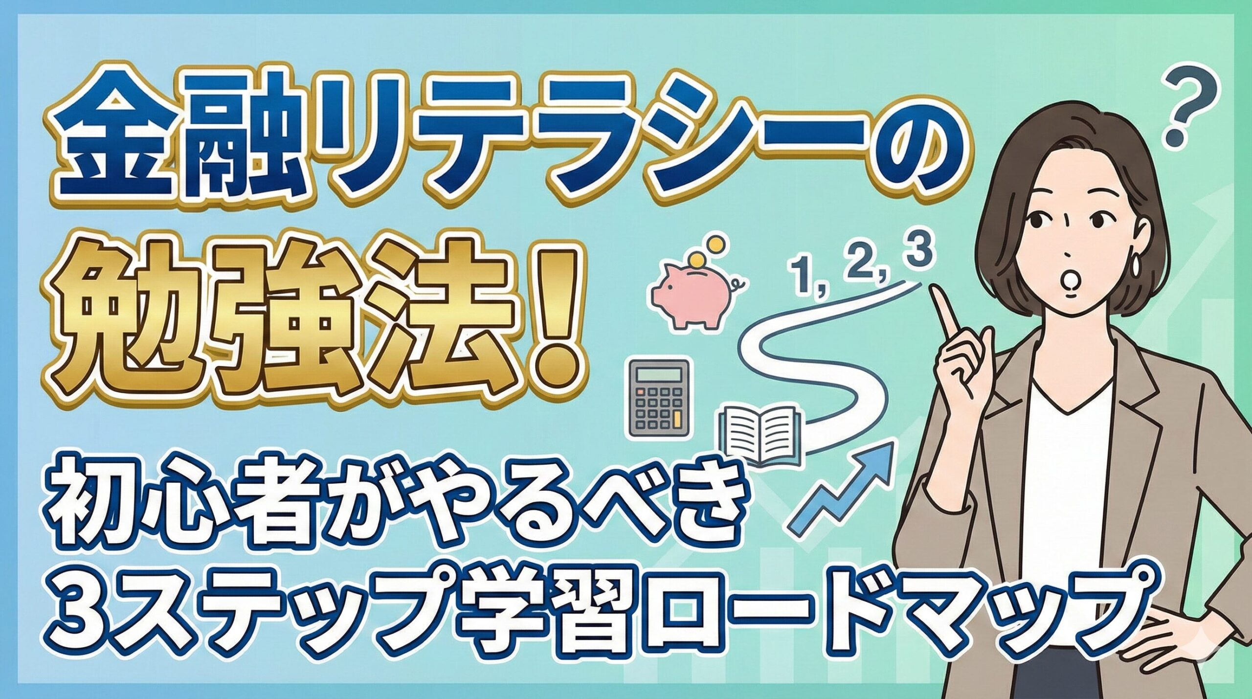 金融リテラシーの勉強法！初心者がやるべき3ステップ学習ロードマップ