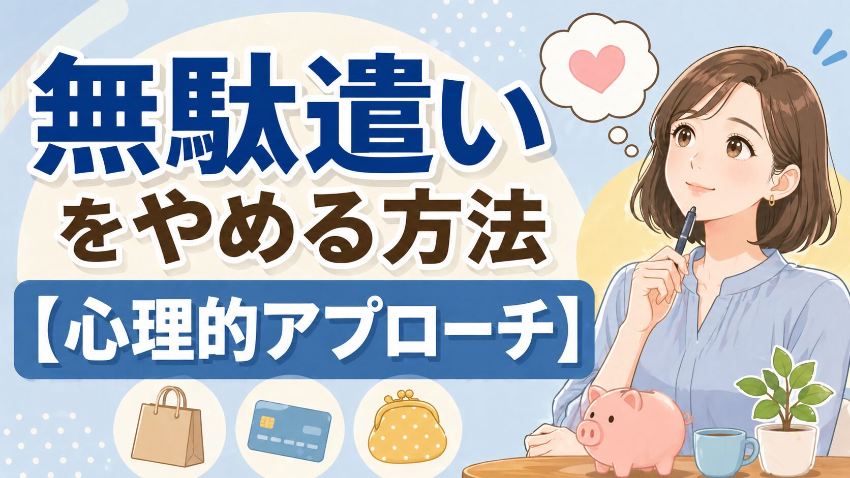 無駄遣いをやめる方法【心理的アプローチ】